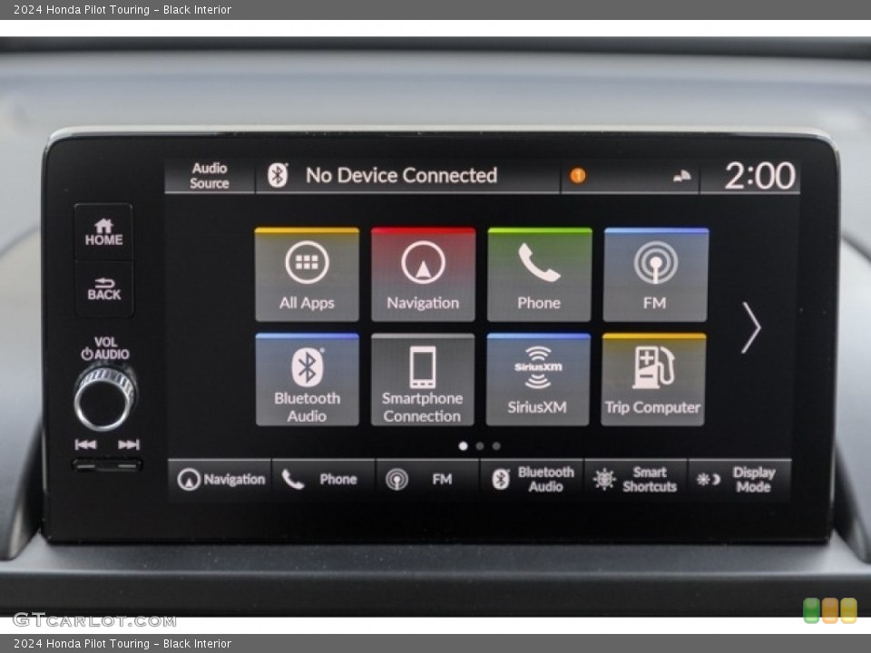 Black Interior Controls for the 2024 Honda Pilot Touring #146727770