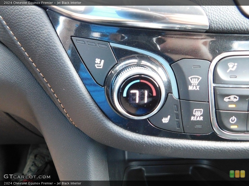 Jet Black Interior Controls for the 2024 Chevrolet Equinox Premier #146727796