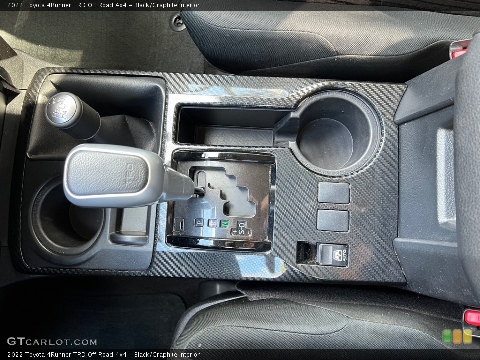 Black/Graphite Interior Transmission for the 2022 Toyota 4Runner TRD Off Road 4x4 #146727830