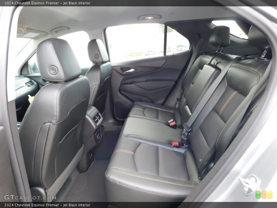 Jet Black Interior Rear Seat for the 2024 Chevrolet Equinox Premier #146727899