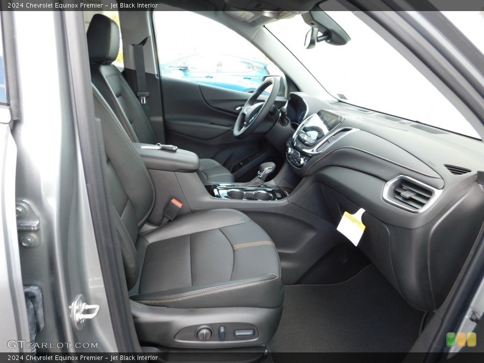 Jet Black Interior Front Seat for the 2024 Chevrolet Equinox Premier #146728043