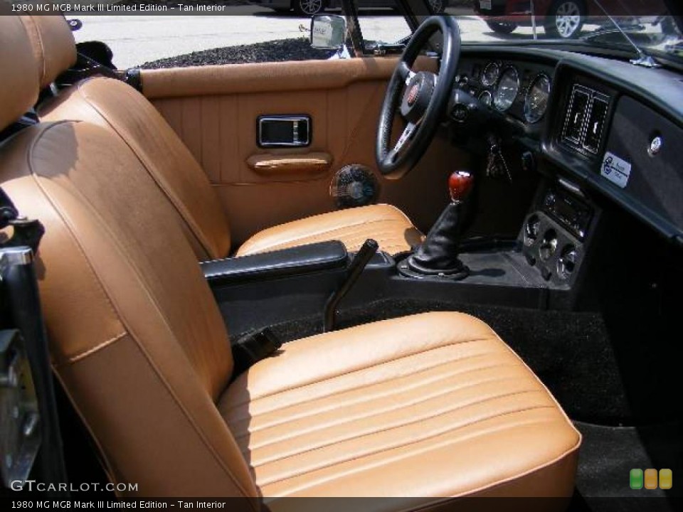 Tan Interior Photo for the 1980 MG MGB Mark III Limited Edition #14672805