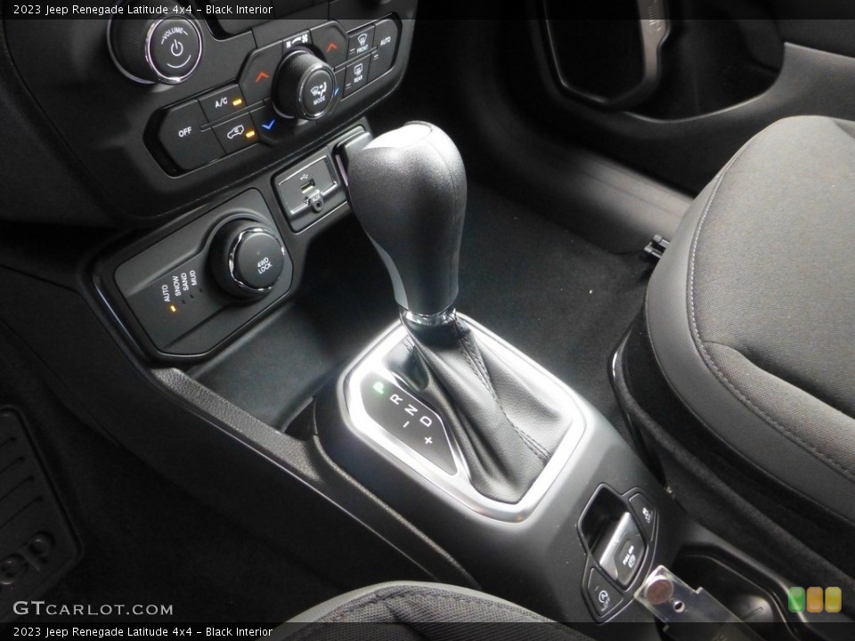 Black Interior Transmission for the 2023 Jeep Renegade Latitude 4x4 #146728064