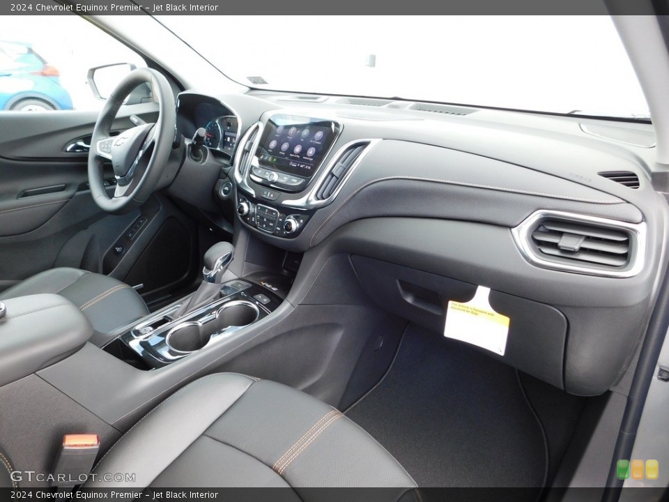 Jet Black Interior Dashboard for the 2024 Chevrolet Equinox Premier #146728073