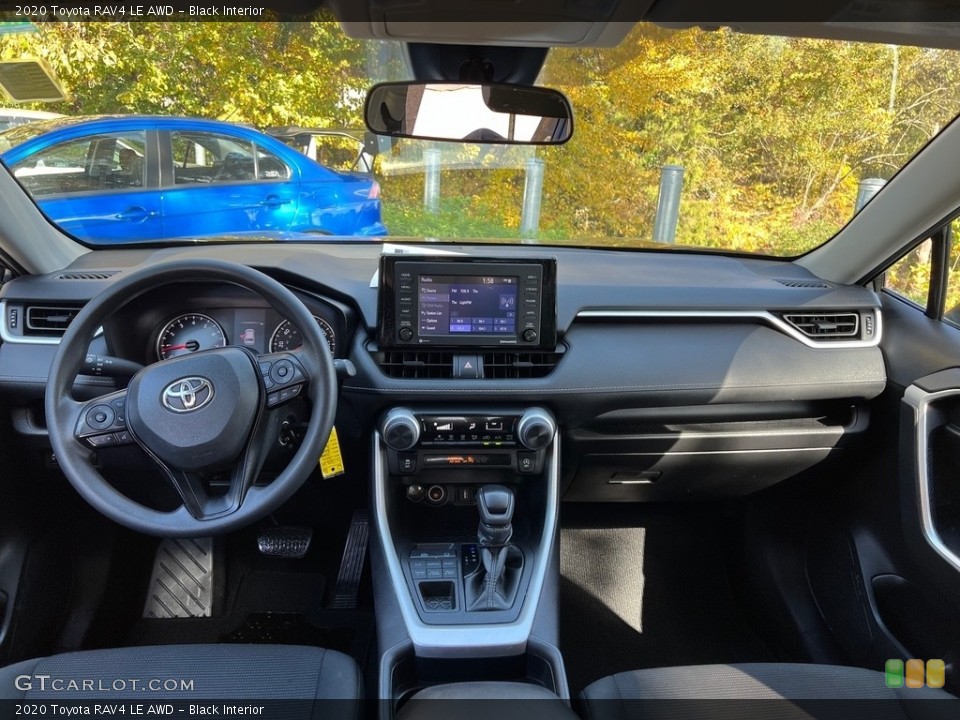Black Interior Dashboard for the 2020 Toyota RAV4 LE AWD #146728121