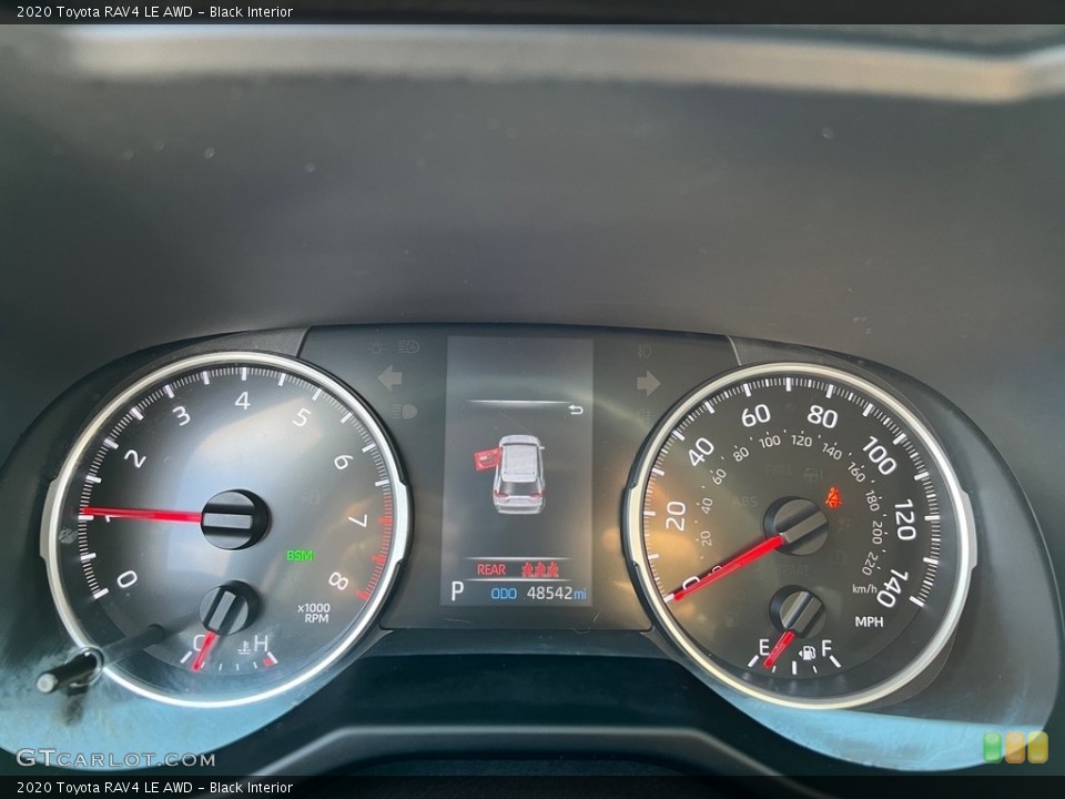 Black Interior Gauges for the 2020 Toyota RAV4 LE AWD #146728154