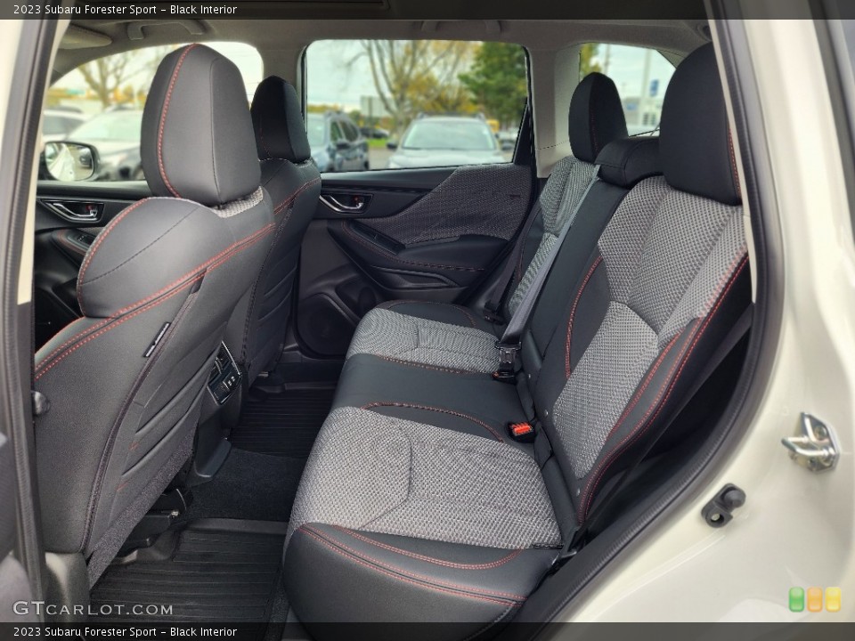 Black Interior Rear Seat for the 2023 Subaru Forester Sport #146728409