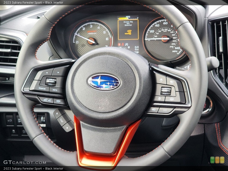 Black Interior Steering Wheel for the 2023 Subaru Forester Sport #146728478