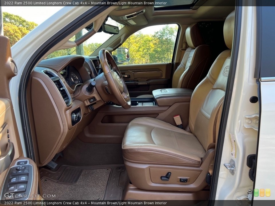 Mountain Brown/Light Mountain Brown Interior Photo for the 2022 Ram 2500 Limited Longhorn Crew Cab 4x4 #146728586