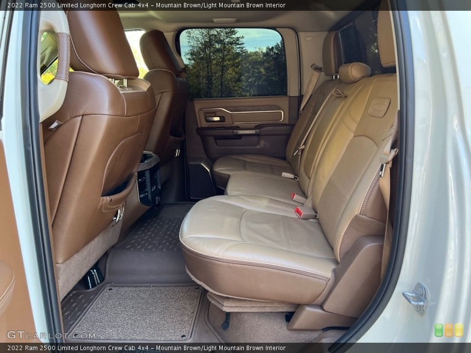Mountain Brown/Light Mountain Brown Interior Rear Seat for the 2022 Ram 2500 Limited Longhorn Crew Cab 4x4 #146728634