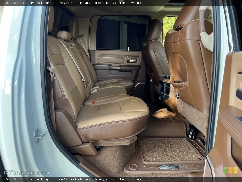 Mountain Brown/Light Mountain Brown Interior Rear Seat for the 2022 Ram 2500 Limited Longhorn Crew Cab 4x4 #146728675