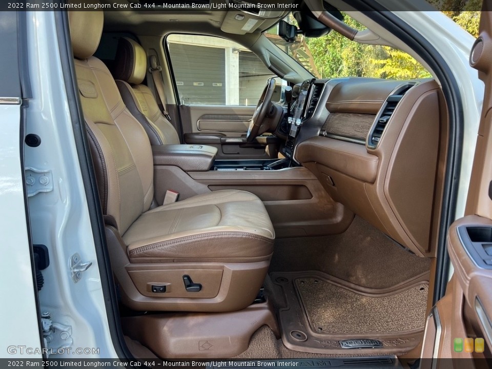 Mountain Brown/Light Mountain Brown Interior Front Seat for the 2022 Ram 2500 Limited Longhorn Crew Cab 4x4 #146728691