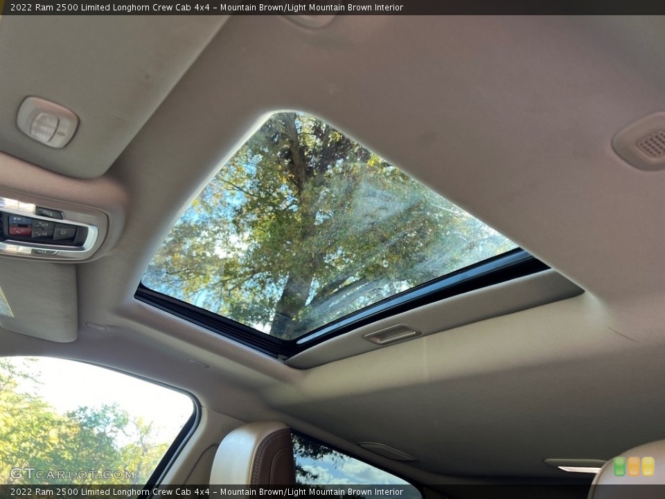 Mountain Brown/Light Mountain Brown Interior Sunroof for the 2022 Ram 2500 Limited Longhorn Crew Cab 4x4 #146728856