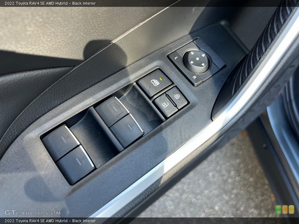 Black Interior Controls for the 2022 Toyota RAV4 SE AWD Hybrid #146728994