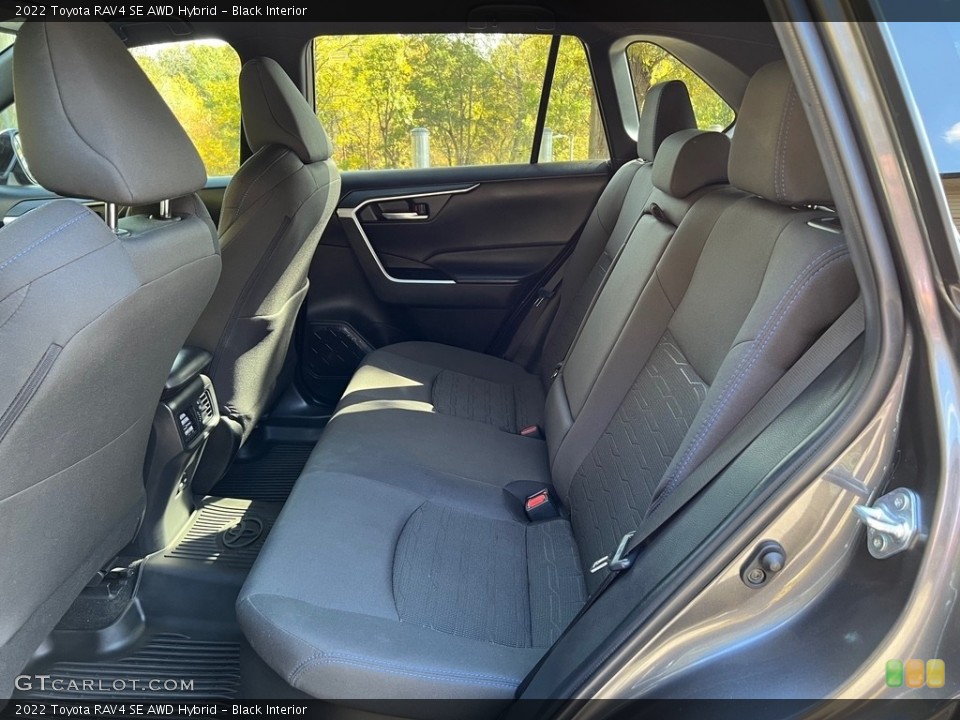 Black Interior Rear Seat for the 2022 Toyota RAV4 SE AWD Hybrid #146729000