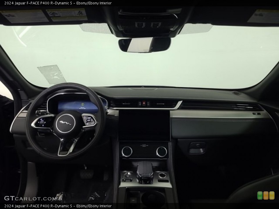 Ebony/Ebony Interior Dashboard for the 2024 Jaguar F-PACE P400 R-Dynamic S #146729540