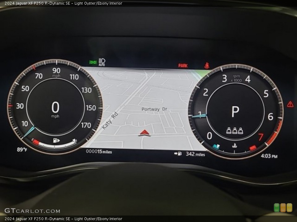 Light Oyster/Ebony Interior Gauges for the 2024 Jaguar XF P250 R-Dynamic SE #146729756
