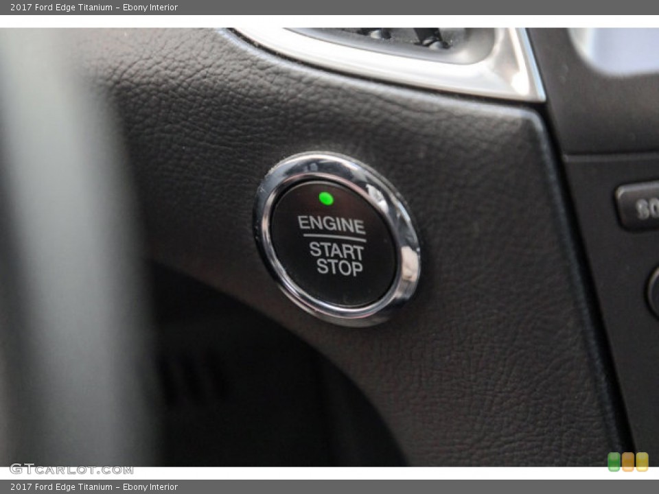 Ebony Interior Controls for the 2017 Ford Edge Titanium #146729765