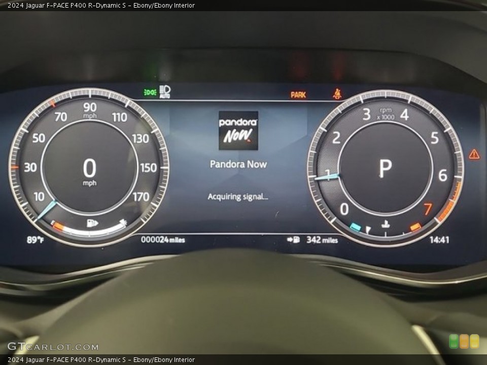 Ebony/Ebony Interior Gauges for the 2024 Jaguar F-PACE P400 R-Dynamic S #146729780
