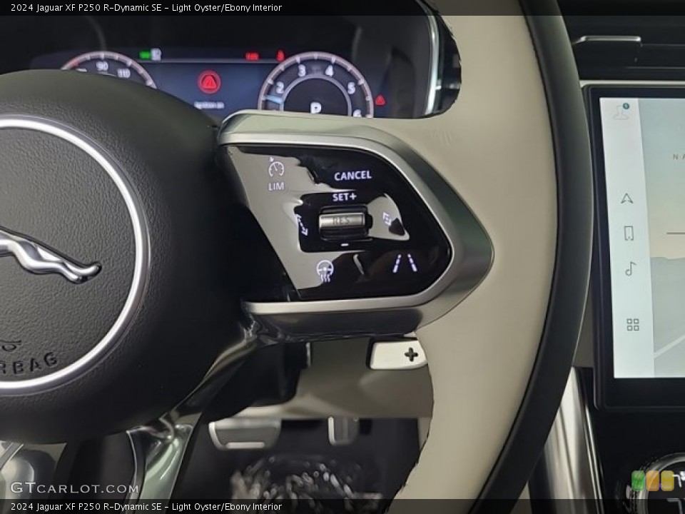Light Oyster/Ebony Interior Steering Wheel for the 2024 Jaguar XF P250 R-Dynamic SE #146729852