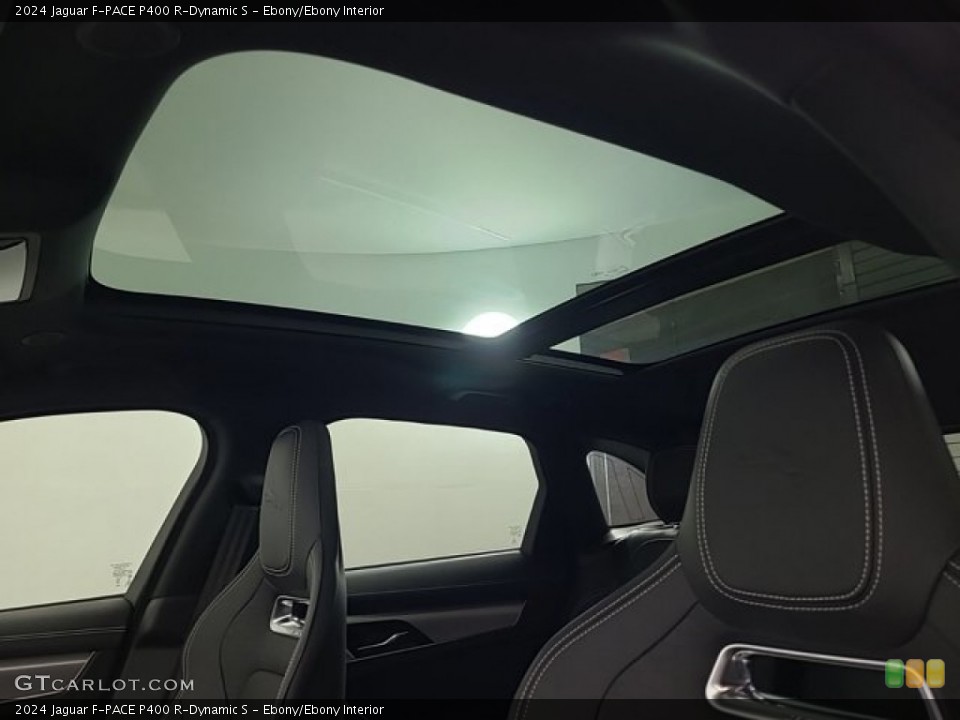 Ebony/Ebony Interior Sunroof for the 2024 Jaguar F-PACE P400 R-Dynamic S #146729972