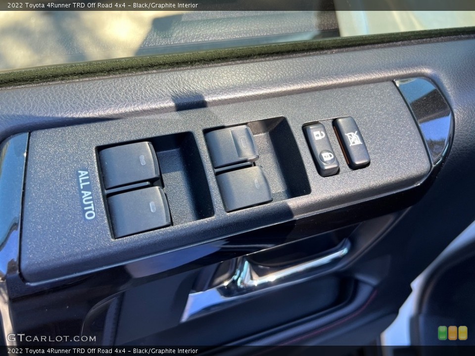 Black/Graphite Interior Controls for the 2022 Toyota 4Runner TRD Off Road 4x4 #146729984
