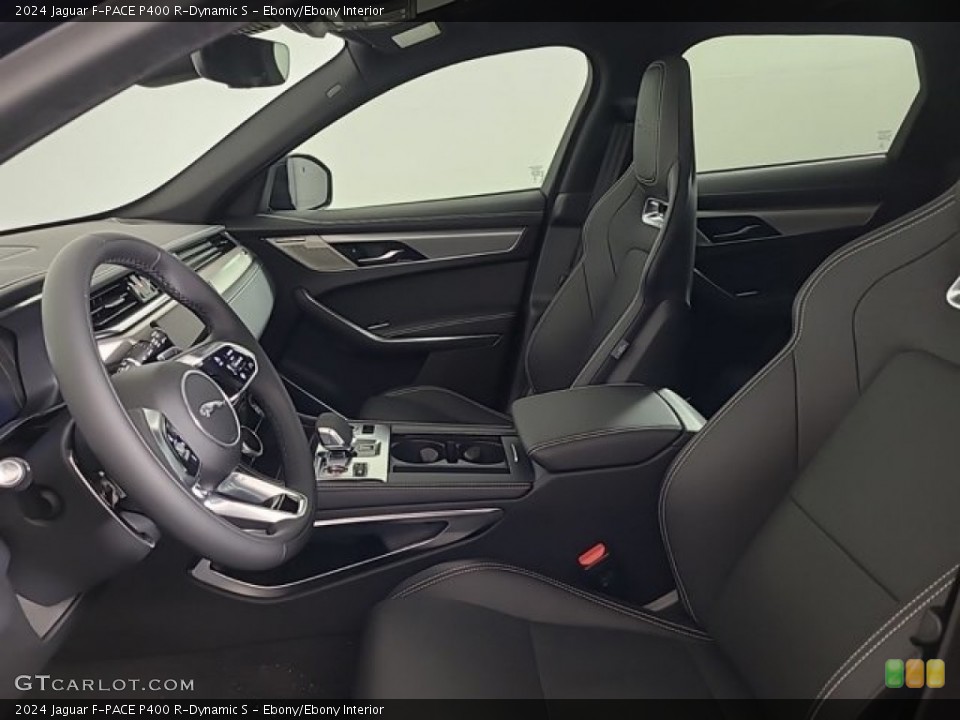 Ebony/Ebony 2024 Jaguar F-PACE Interiors
