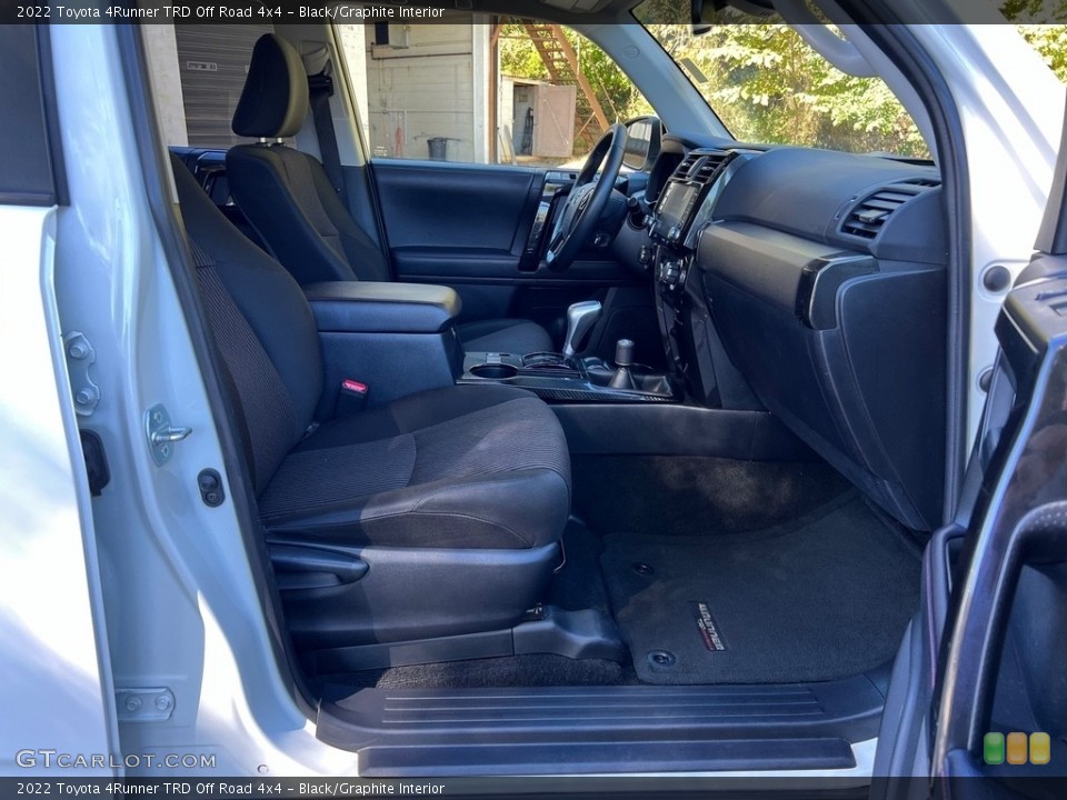 Black/Graphite Interior Front Seat for the 2022 Toyota 4Runner TRD Off Road 4x4 #146730083