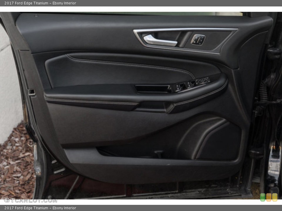 Ebony Interior Door Panel for the 2017 Ford Edge Titanium #146730146