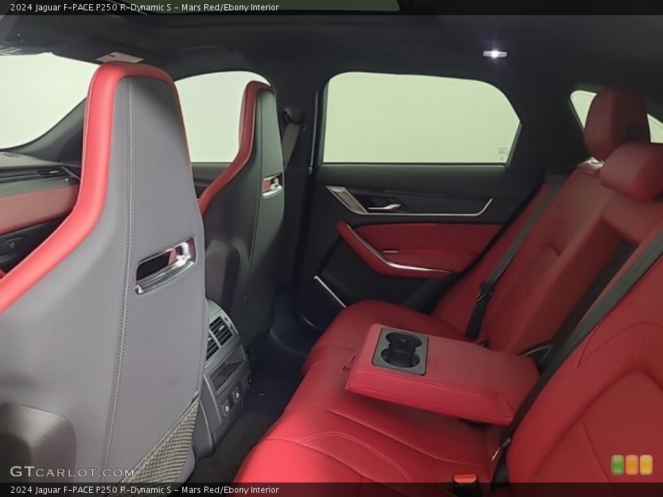 Mars Red/Ebony Interior Rear Seat for the 2024 Jaguar F-PACE P250 R-Dynamic S #146730163