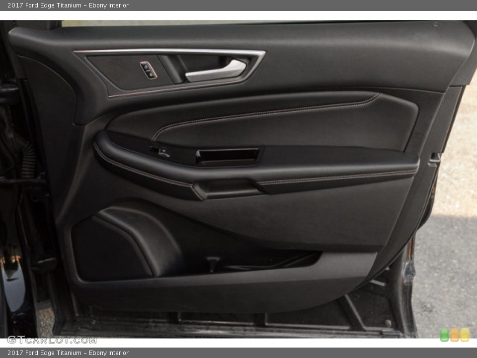Ebony Interior Door Panel for the 2017 Ford Edge Titanium #146730251