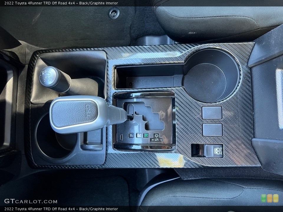 Black/Graphite Interior Transmission for the 2022 Toyota 4Runner TRD Off Road 4x4 #146730266