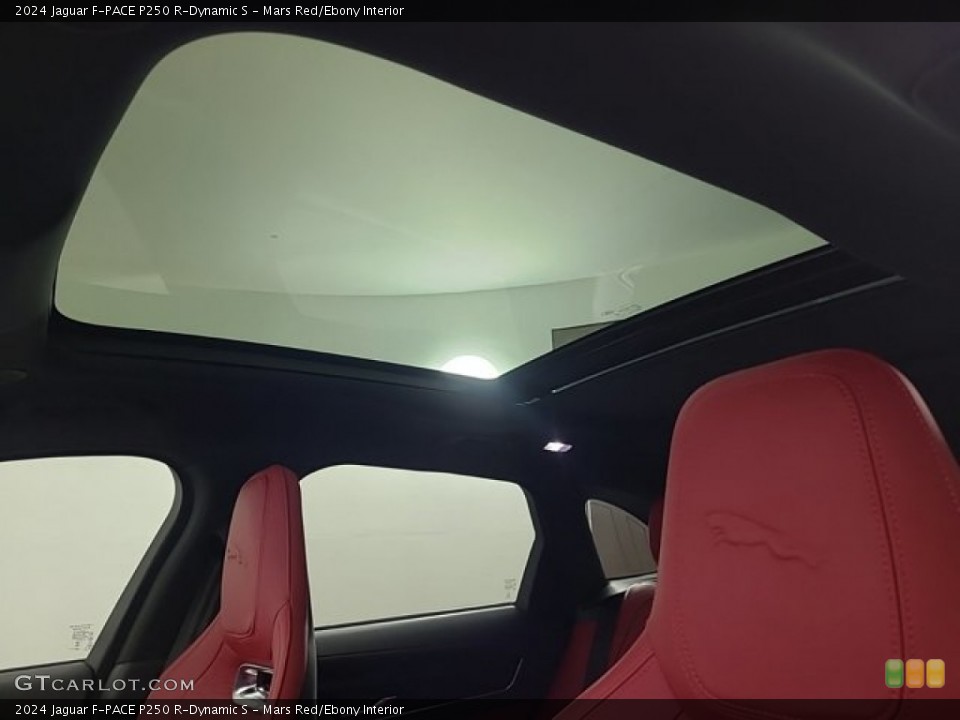 Mars Red/Ebony Interior Sunroof for the 2024 Jaguar F-PACE P250 R-Dynamic S #146730527