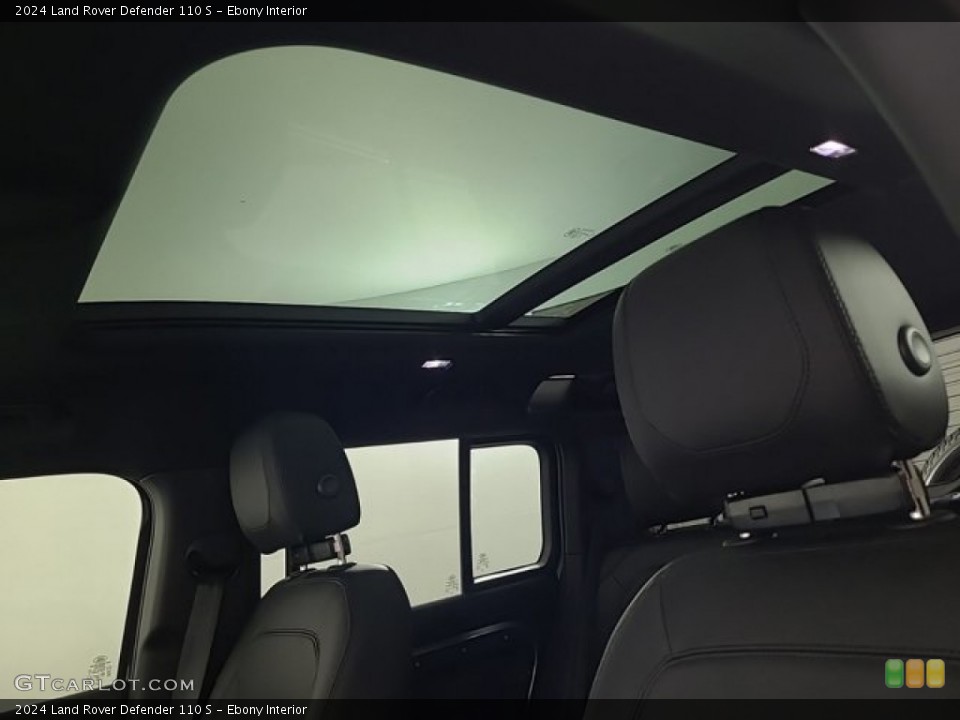 Ebony Interior Sunroof for the 2024 Land Rover Defender 110 S #146730536