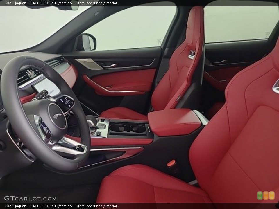 Mars Red/Ebony Interior Front Seat for the 2024 Jaguar F-PACE P250 R-Dynamic S #146730551