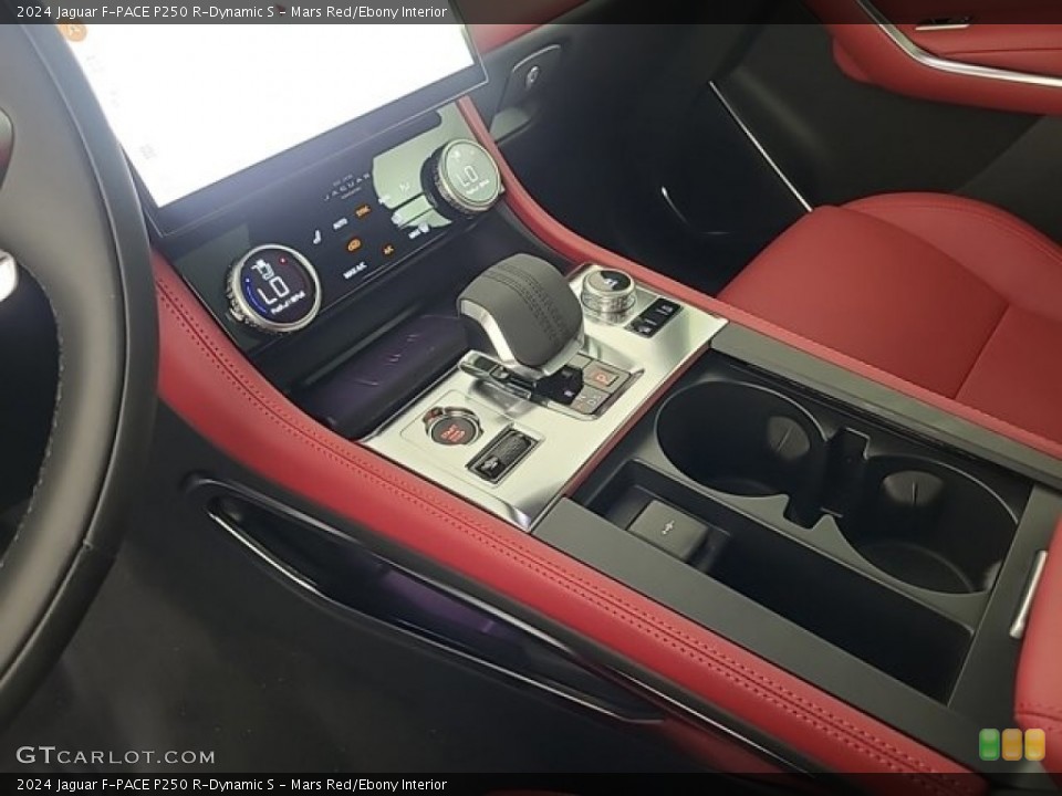 Mars Red/Ebony Interior Controls for the 2024 Jaguar F-PACE P250 R-Dynamic S #146730569