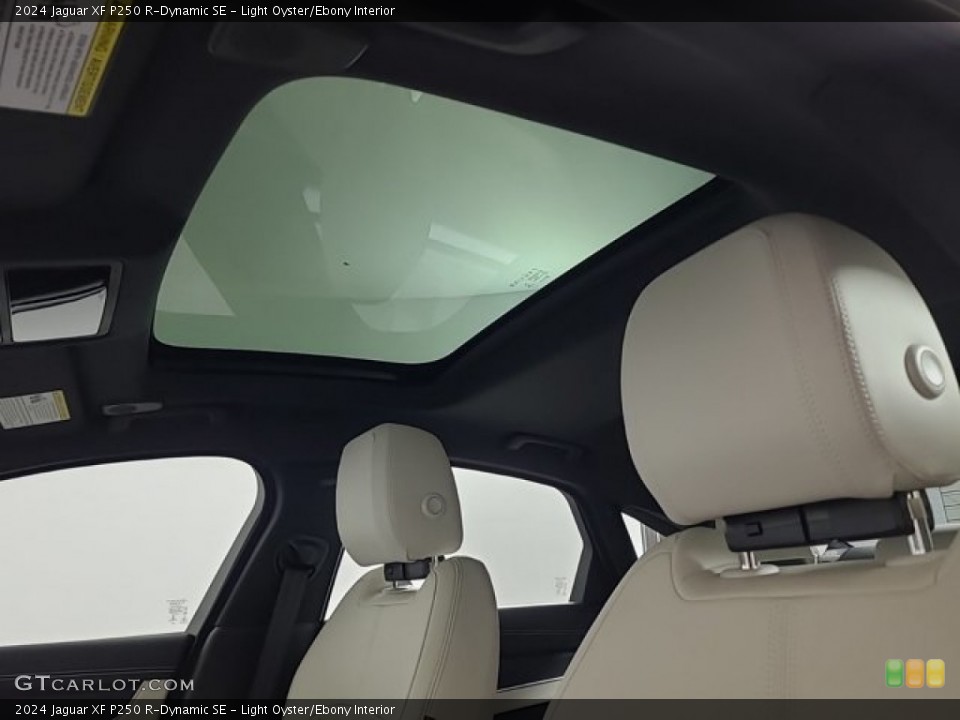 Light Oyster/Ebony Interior Sunroof for the 2024 Jaguar XF P250 R-Dynamic SE #146730734