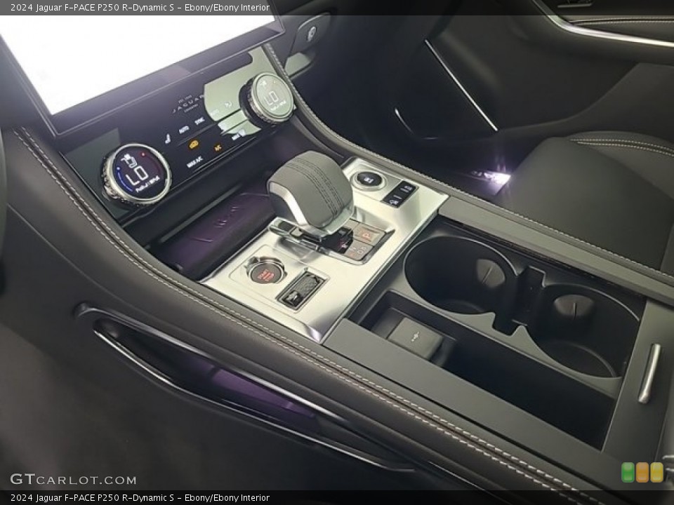 Ebony/Ebony Interior Controls for the 2024 Jaguar F-PACE P250 R-Dynamic S #146730959