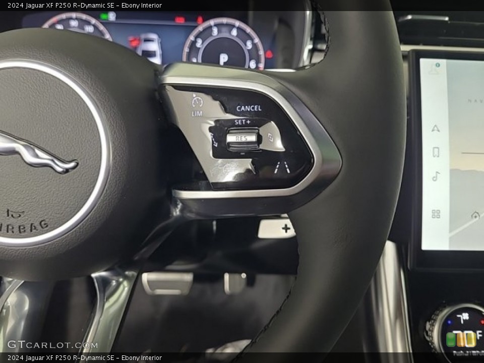 Ebony Interior Steering Wheel for the 2024 Jaguar XF P250 R-Dynamic SE #146730998