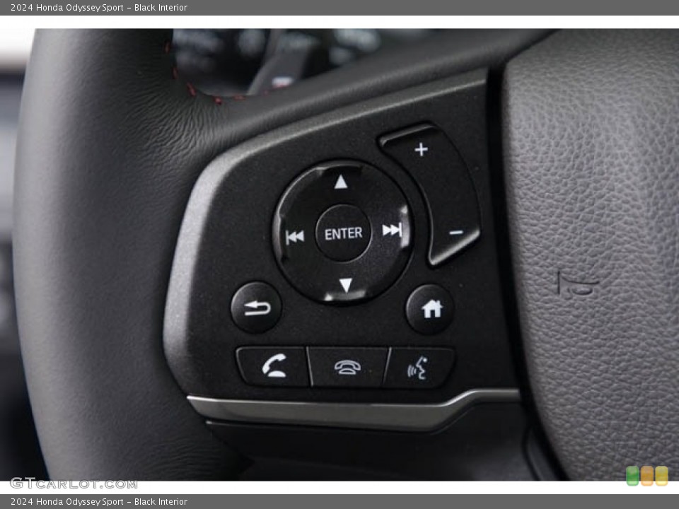 Black Interior Steering Wheel for the 2024 Honda Odyssey Sport #146731498