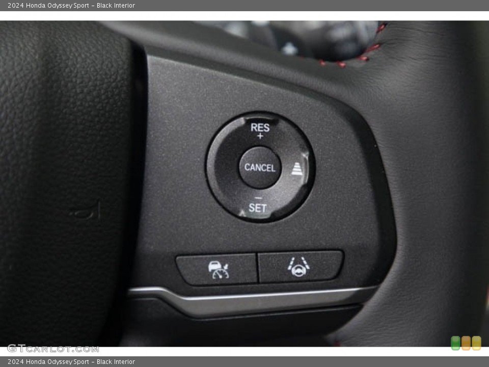 Black Interior Steering Wheel for the 2024 Honda Odyssey Sport #146731507