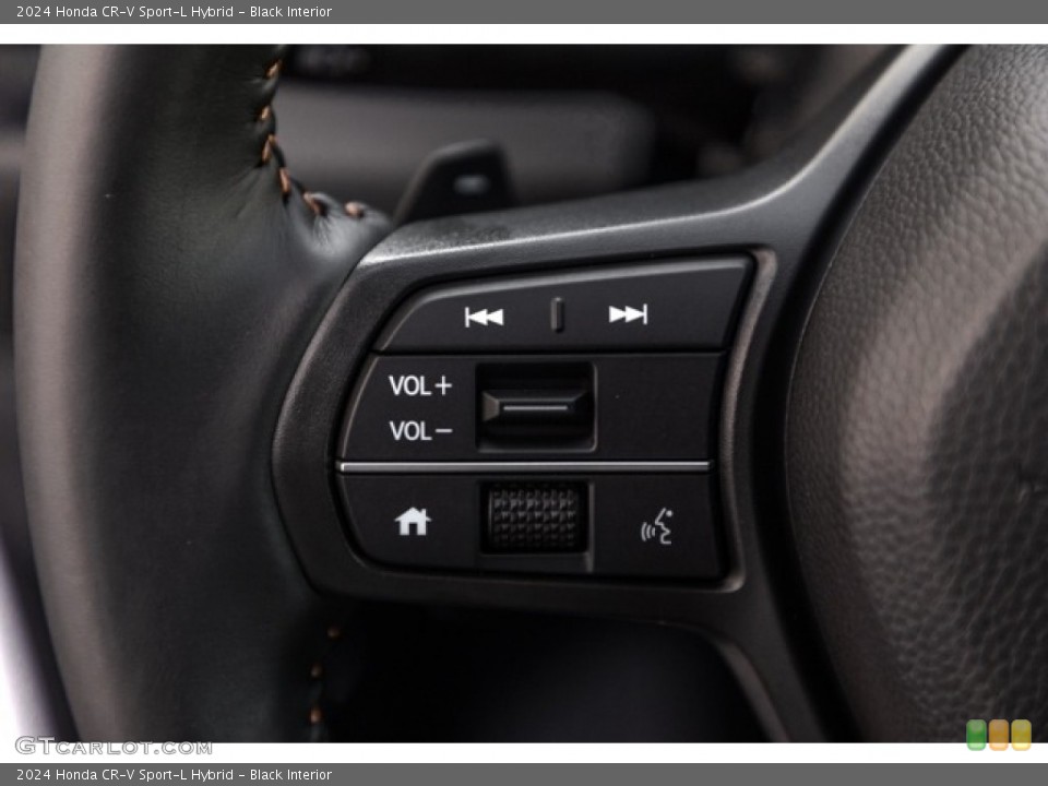 Black Interior Steering Wheel for the 2024 Honda CR-V Sport-L Hybrid #146731513