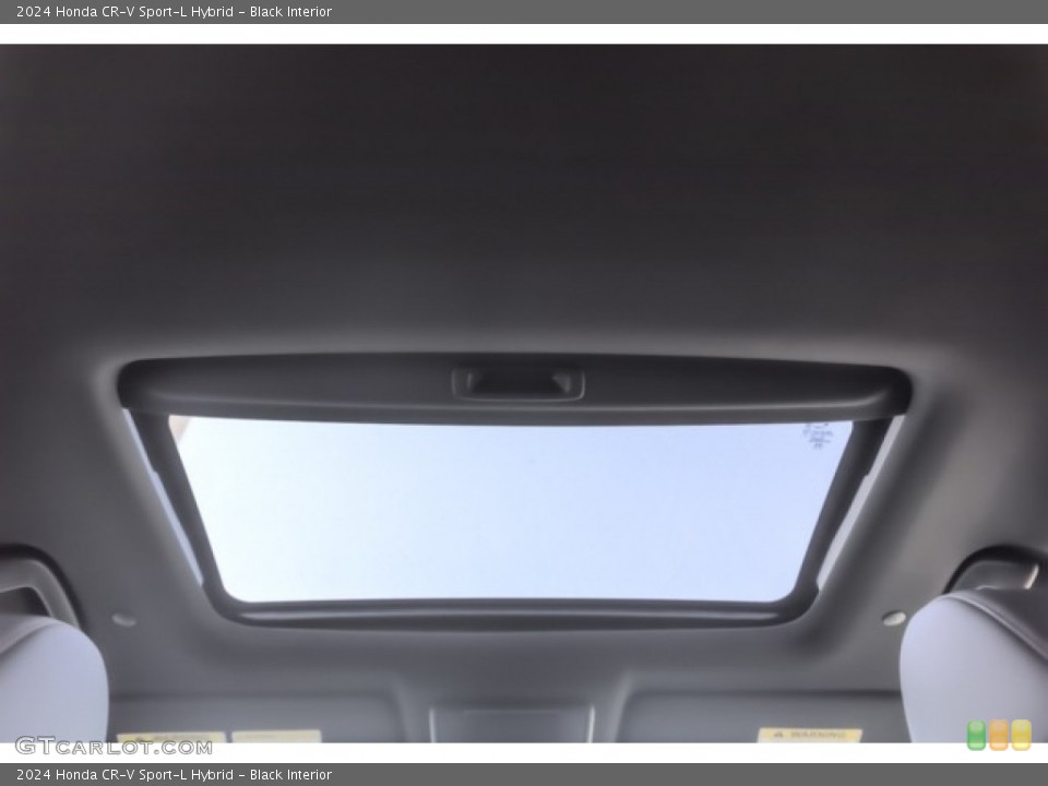 Black Interior Sunroof for the 2024 Honda CR-V Sport-L Hybrid #146731585