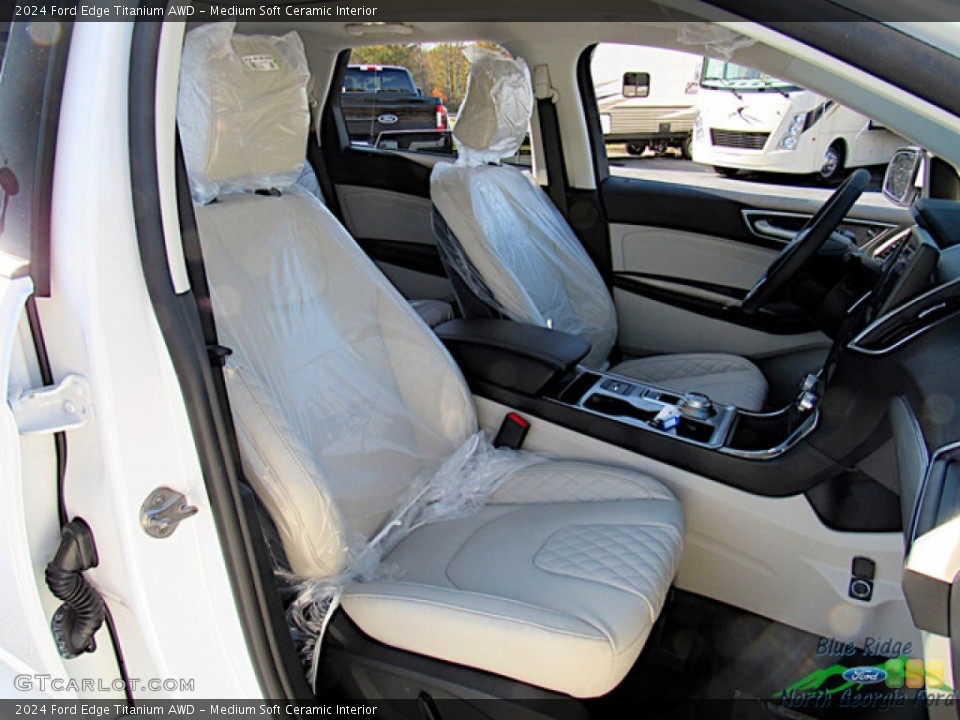 Medium Soft Ceramic Interior Front Seat for the 2024 Ford Edge Titanium AWD #146732002
