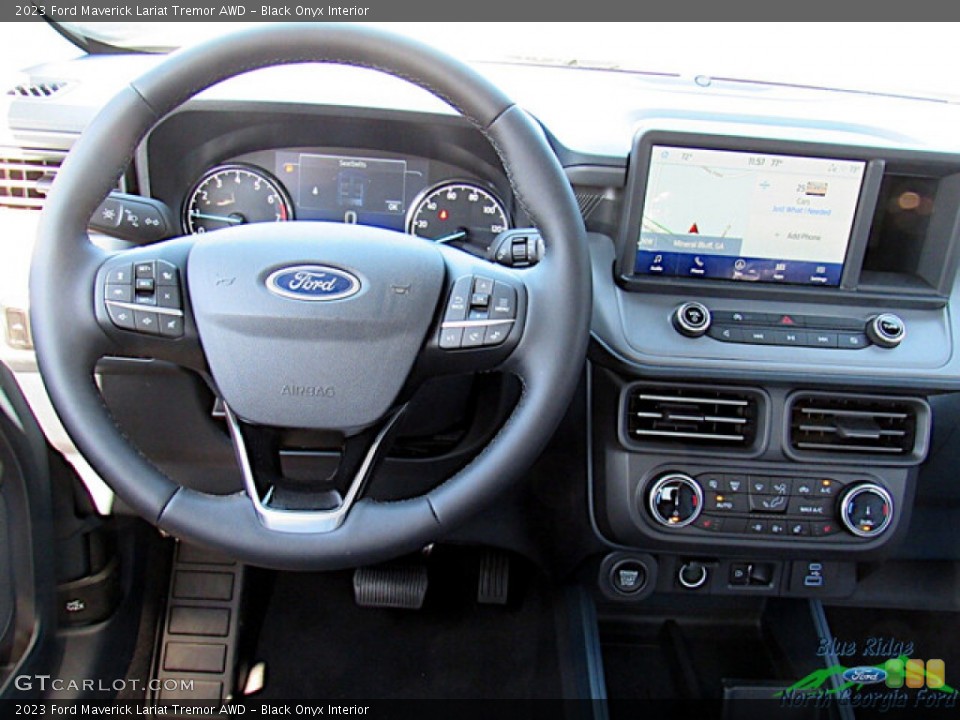 Black Onyx Interior Dashboard for the 2023 Ford Maverick Lariat Tremor AWD #146732143