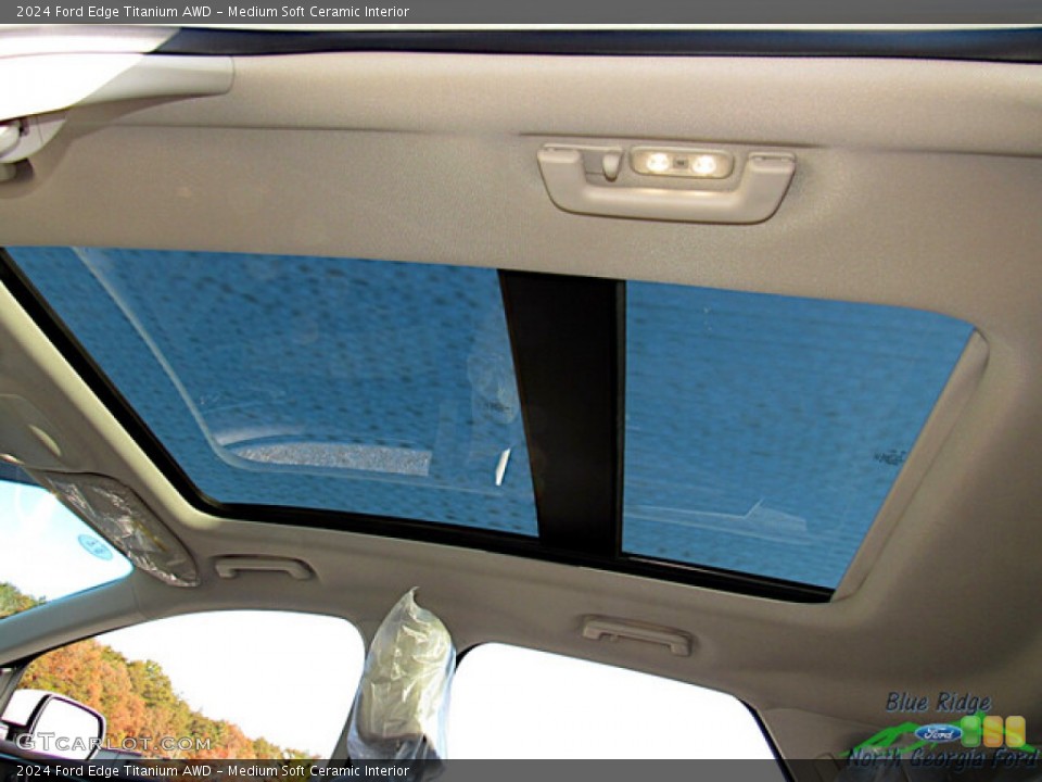 Medium Soft Ceramic Interior Sunroof for the 2024 Ford Edge Titanium AWD #146732203