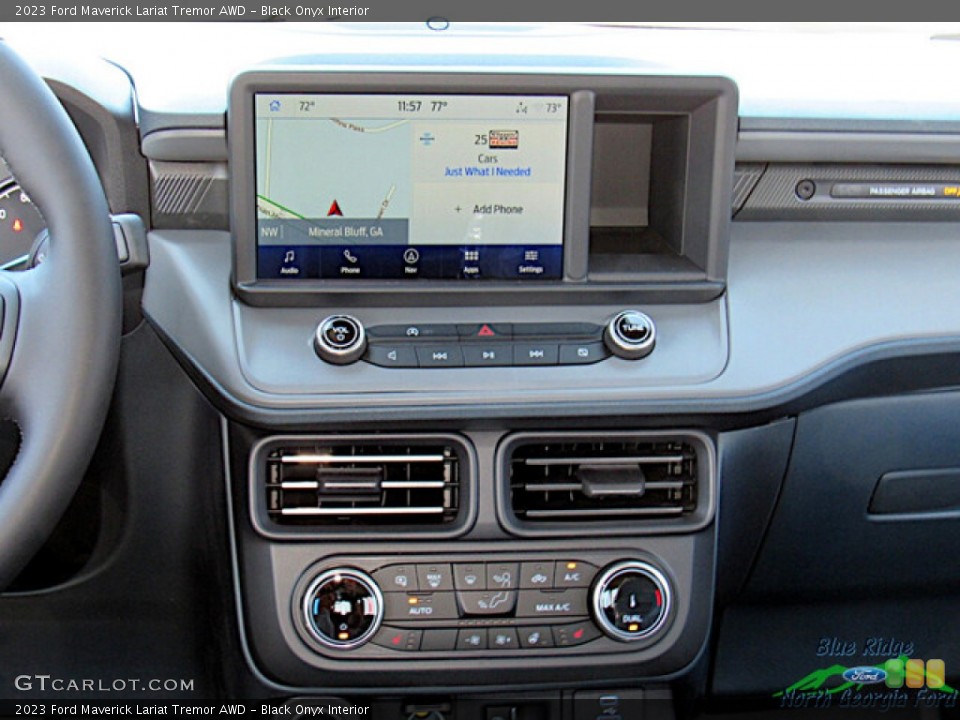 Black Onyx Interior Controls for the 2023 Ford Maverick Lariat Tremor AWD #146732227