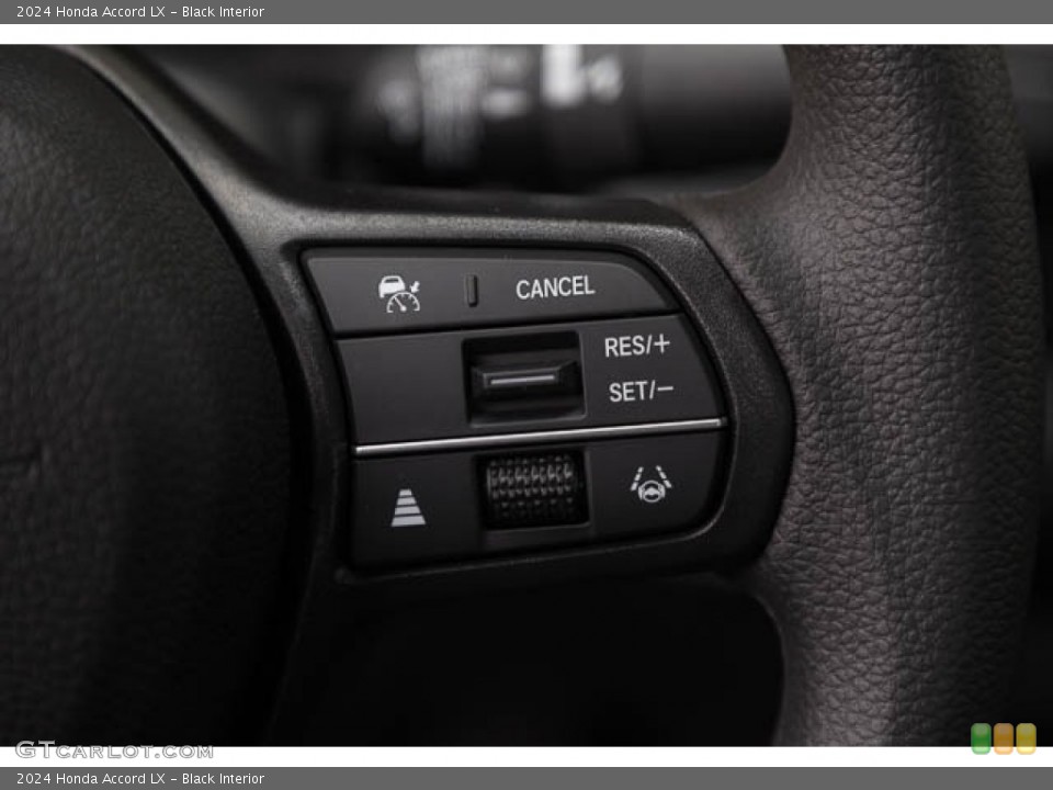 Black Interior Steering Wheel for the 2024 Honda Accord LX #146732281