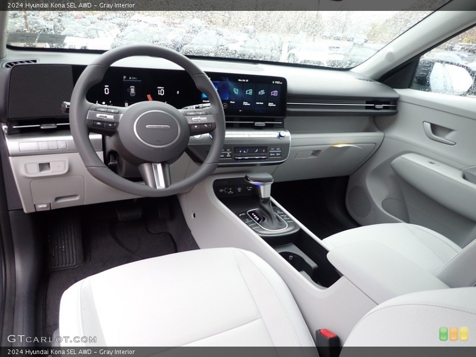 Gray Interior Photo for the 2024 Hyundai Kona SEL AWD #146732972