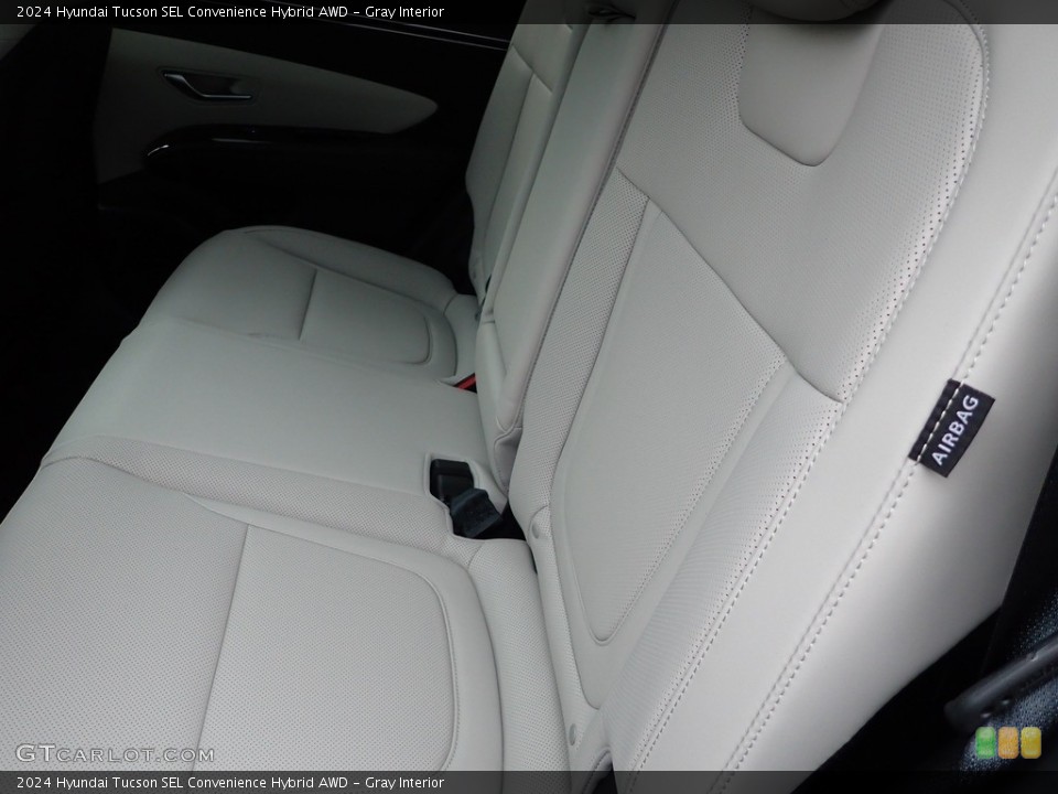 Gray Interior Rear Seat for the 2024 Hyundai Tucson SEL Convenience Hybrid AWD #146733059